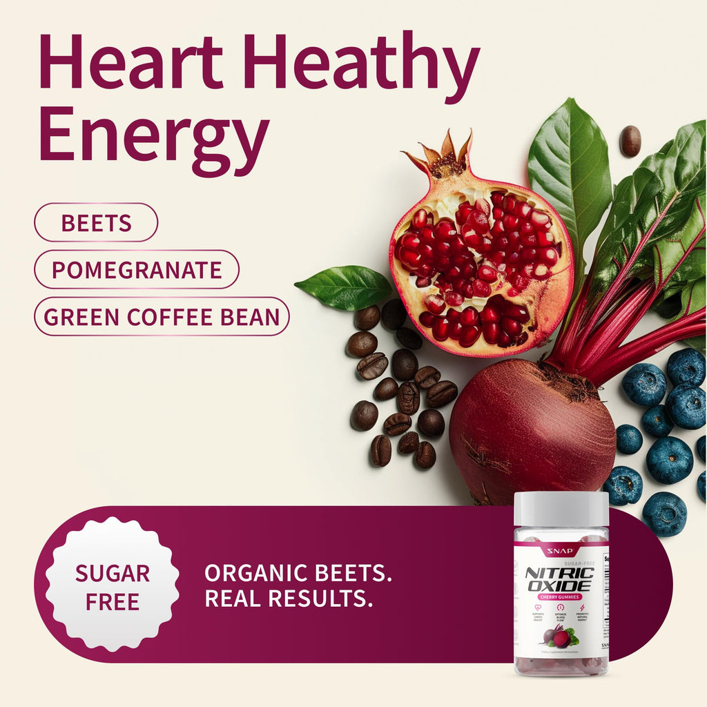 Snap NO Gummies Beet Root 300mg | Sugar Free

