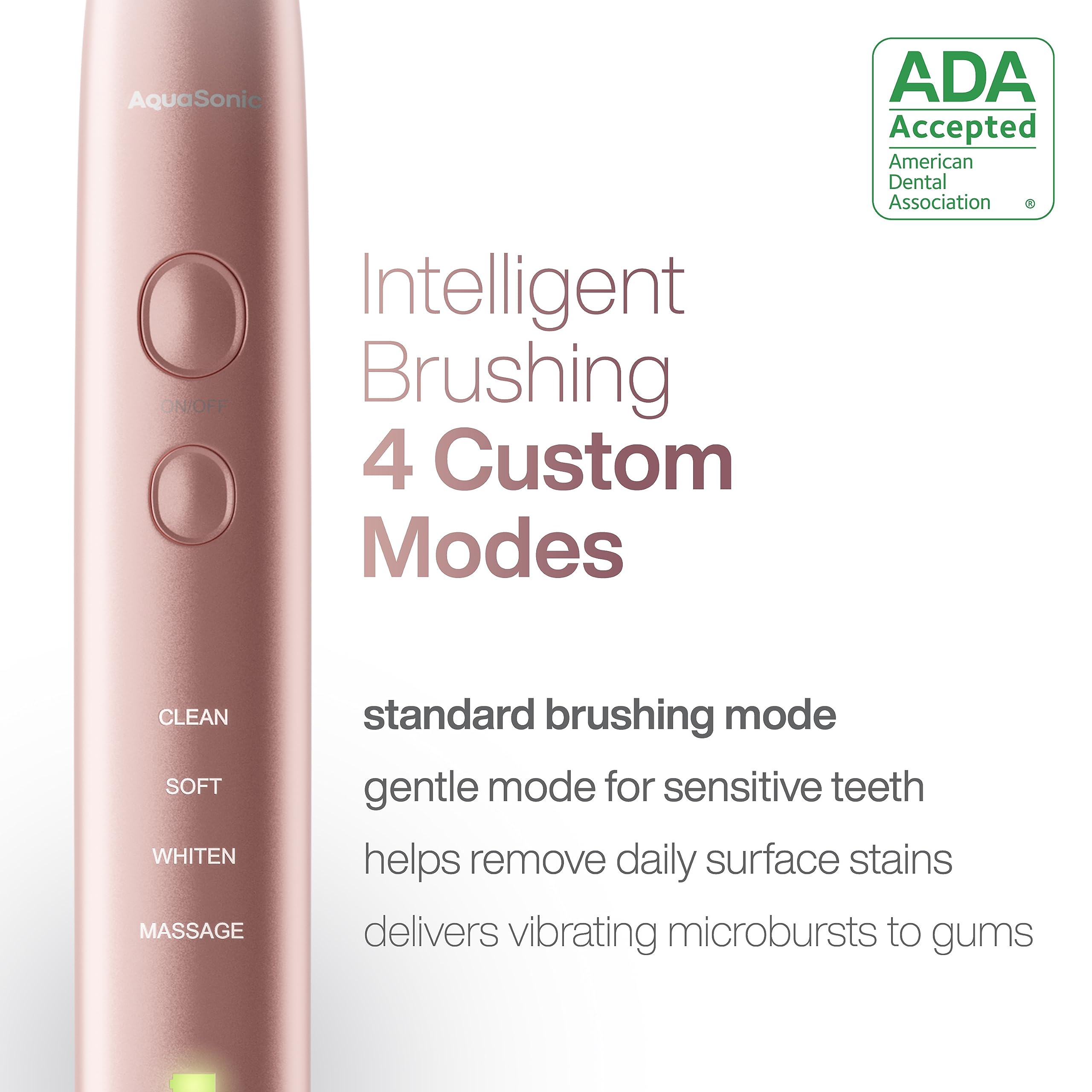Aquasonic Electric Toothbrush – Vibe Series Ultra-Whitening

