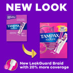 Tampax Radiant Tampons with LeakGuard Braid | Protection

