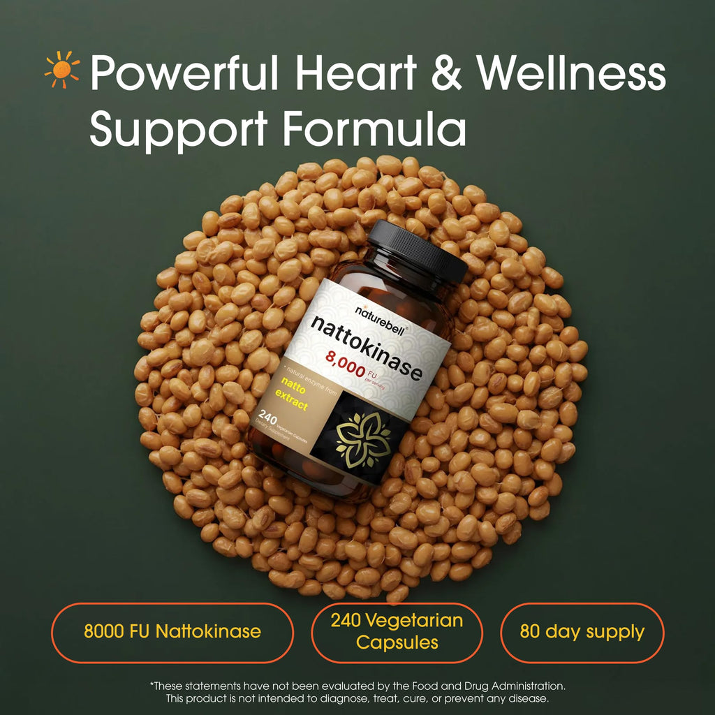 NatureBell Nattokinase Supplement - Heart Health Support

