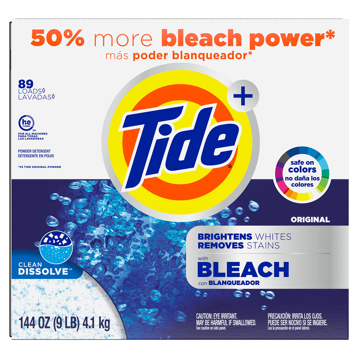 Tide Powder Laundry Detergent with Bleach