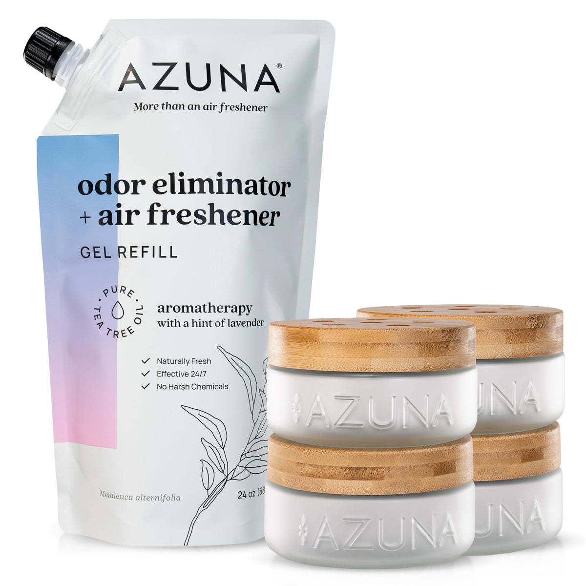 Azuna Air Freshener & Odor Eliminator Kit for Odor Control