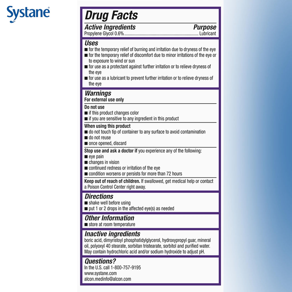 Systane Complete Preservative Free Dry Eye Drops | Unit-Dose

