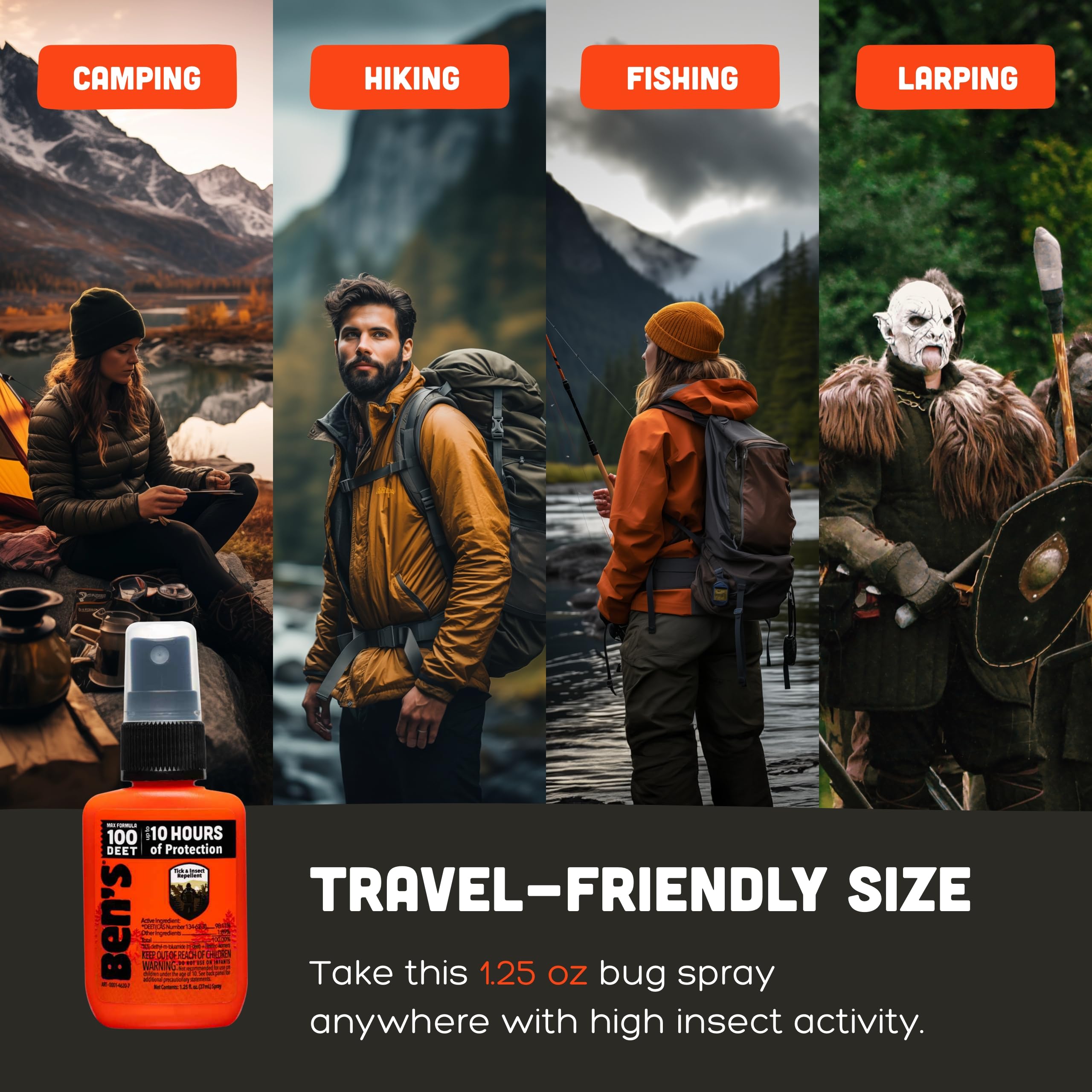 Ben's Tick & Insect Repellent Pump Spray - DEET

