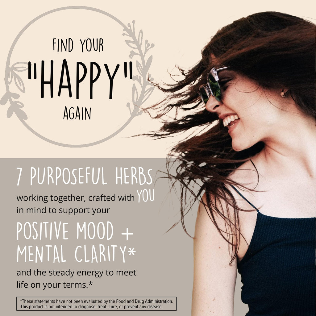 Joy-Filled Mood Support - 7-Herb Plant-Based

