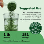 Micro Ingredients Spirulina Powder - Organic Vegan Protein

