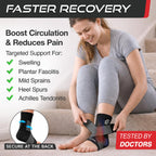 Sleeve Stars Ankle Brace for Men & Women| Adjustable Support

