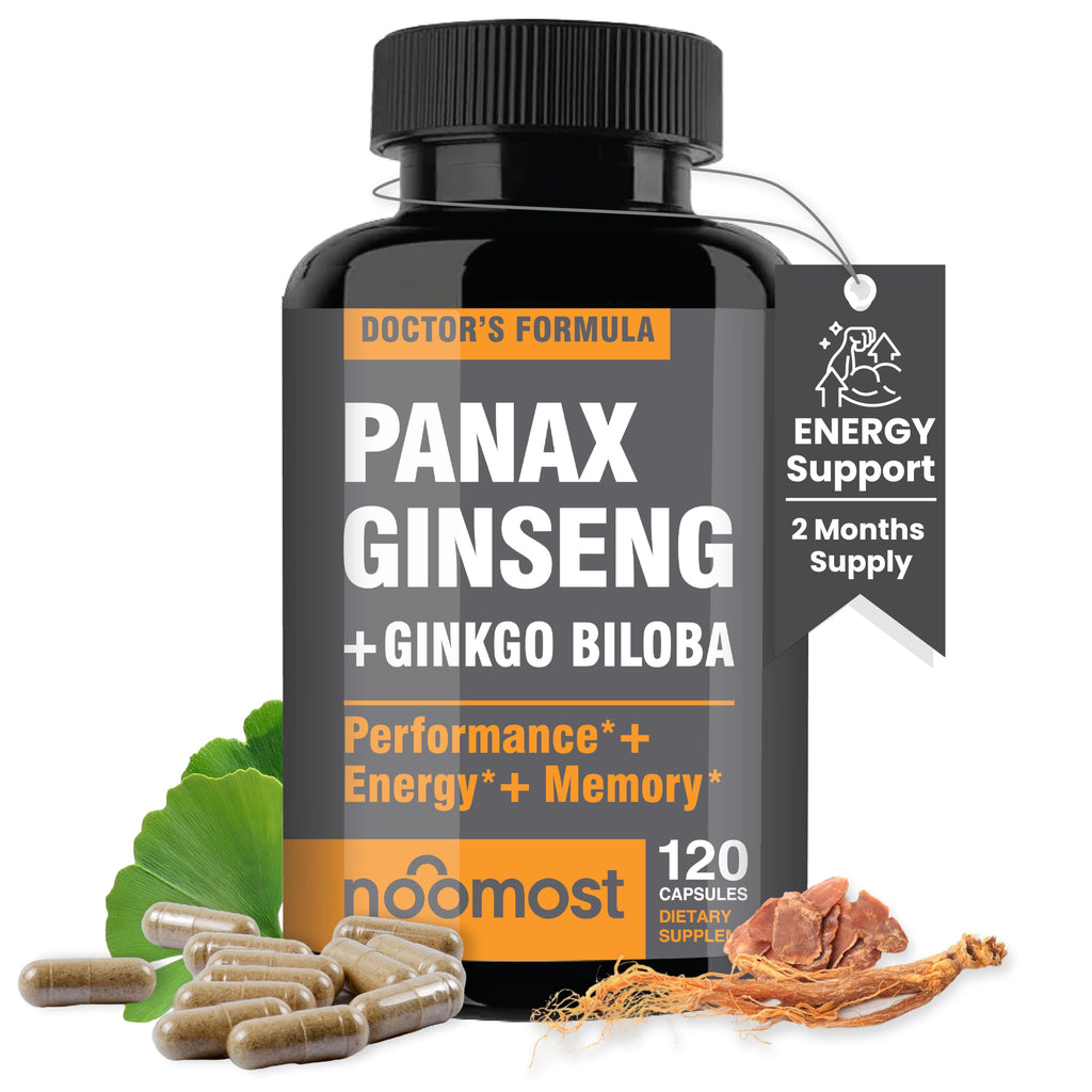 NooMost Ginseng & Ginkgo Biloba Vegan Capsules

