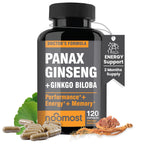 NooMost Ginseng & Ginkgo Biloba Vegan Capsules

