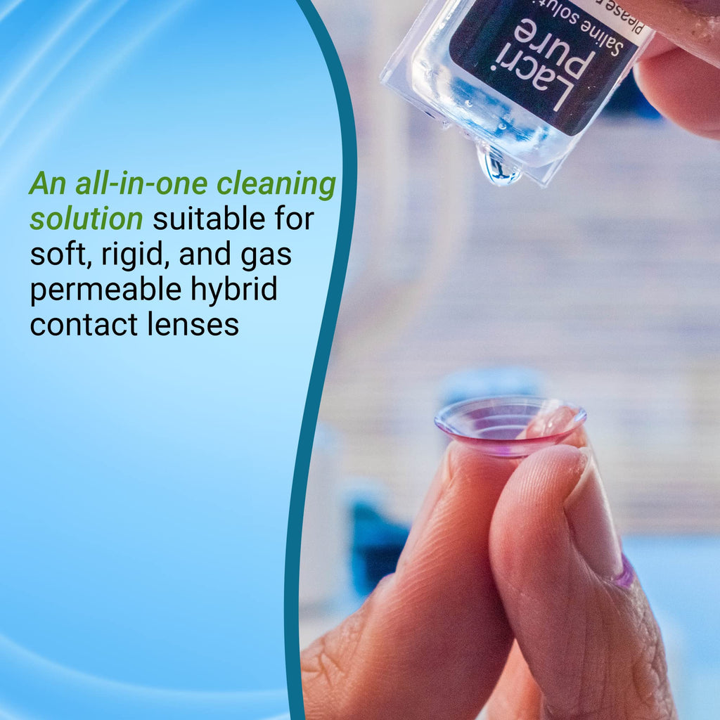Menicon LacriPure Saline Contact Lens Solution Rinse


