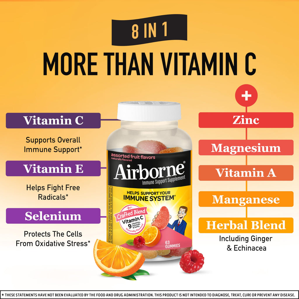 Airborne Vitamin C Gummies | Immune Support

