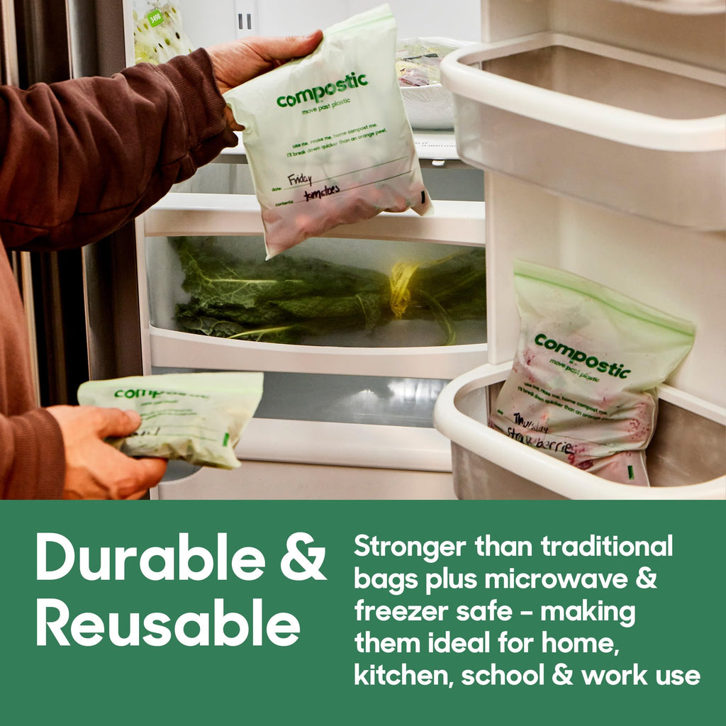 Compostic Compostable Storage Bags | Home Compostable

