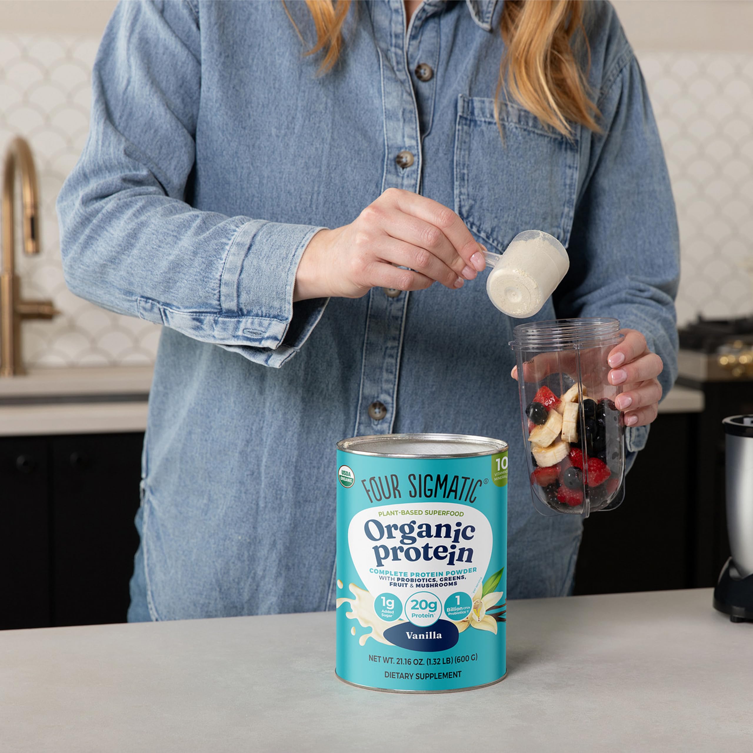 Four Sigmatic Organic Vegan Protein Powder

