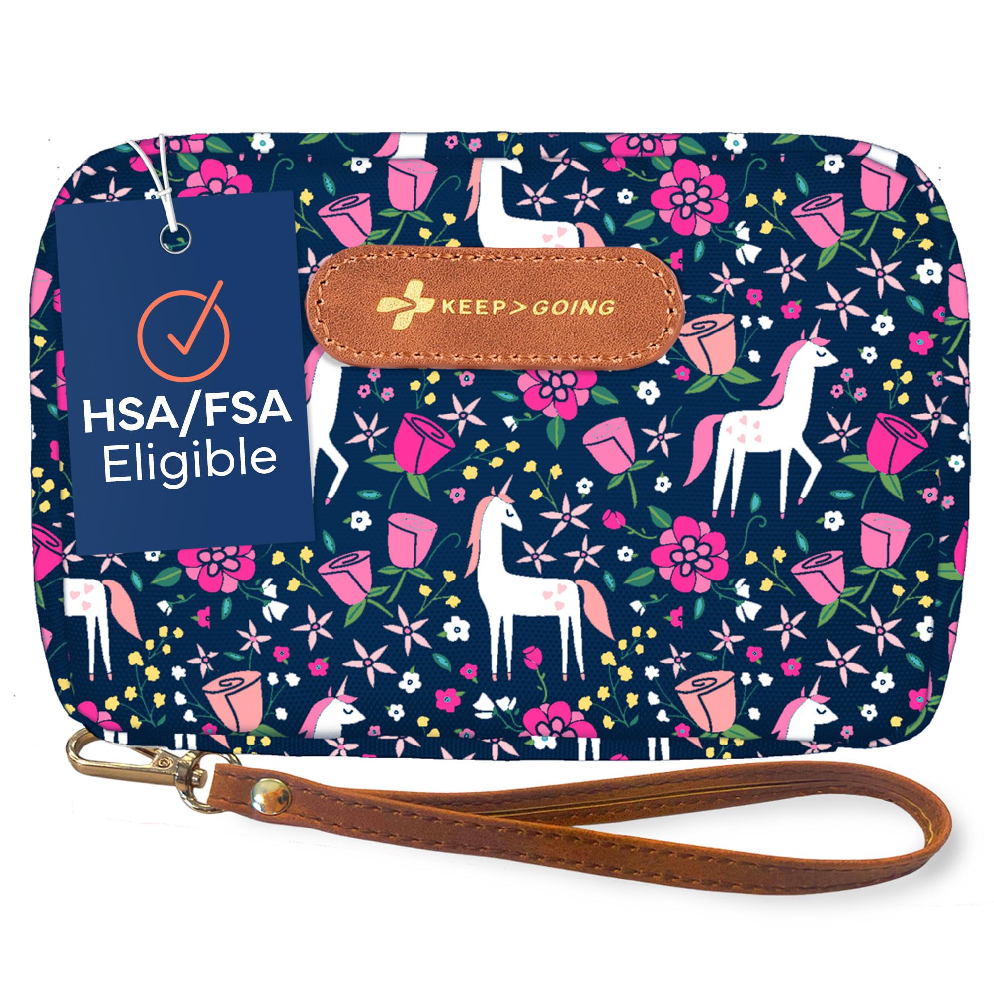 KEEP GOING Travel First Aid Kit – 130 Pc, TSA-Approved