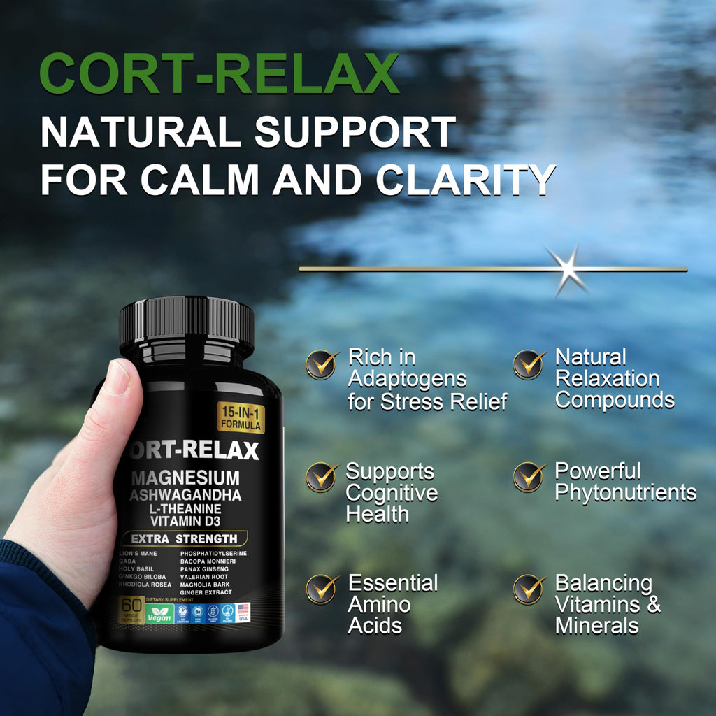 DLNIA Cortisol Support Supplement | Plant-Based Wellness

