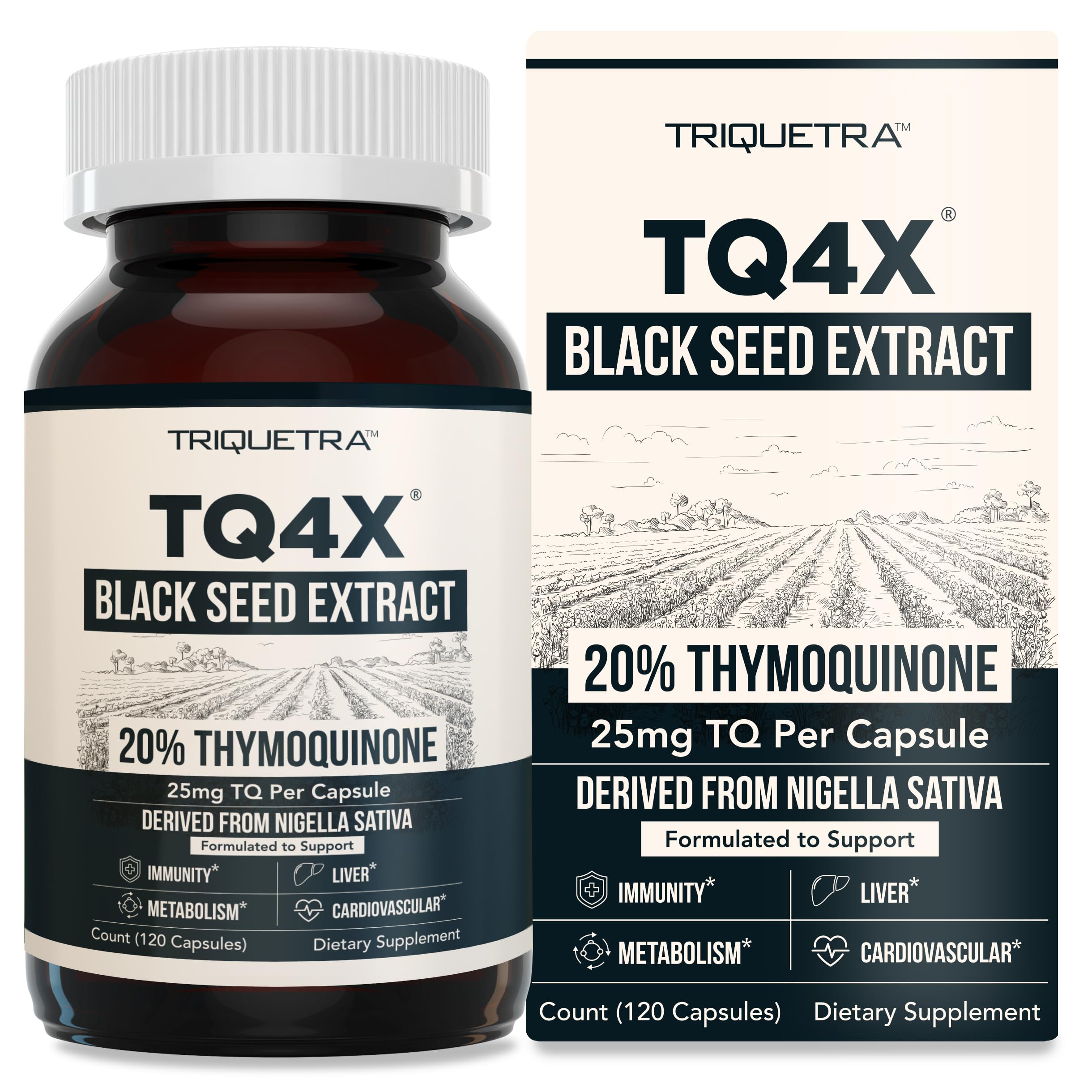 TQ-Advanced 4X Thymoquinone Black Seed Oil Capsules

