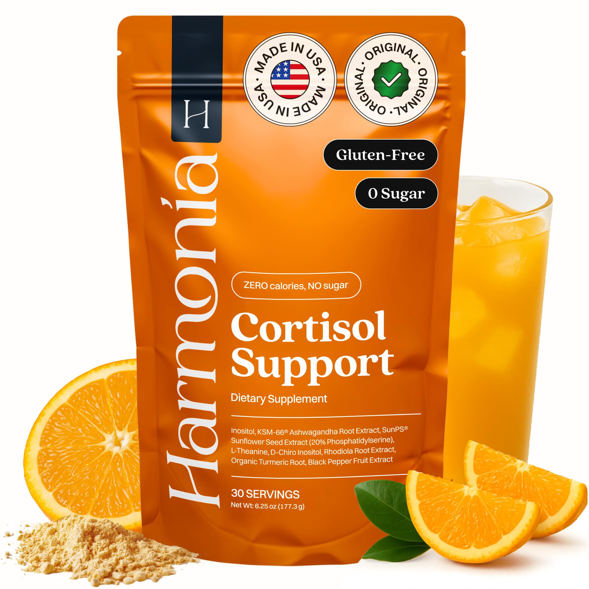 Harmonia Cortisol Cocktail Drink Mix Stress and Sleep Support