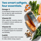 Omega-3 Fish Oil with D3 K2 CoQ10 Lemon Flavor

