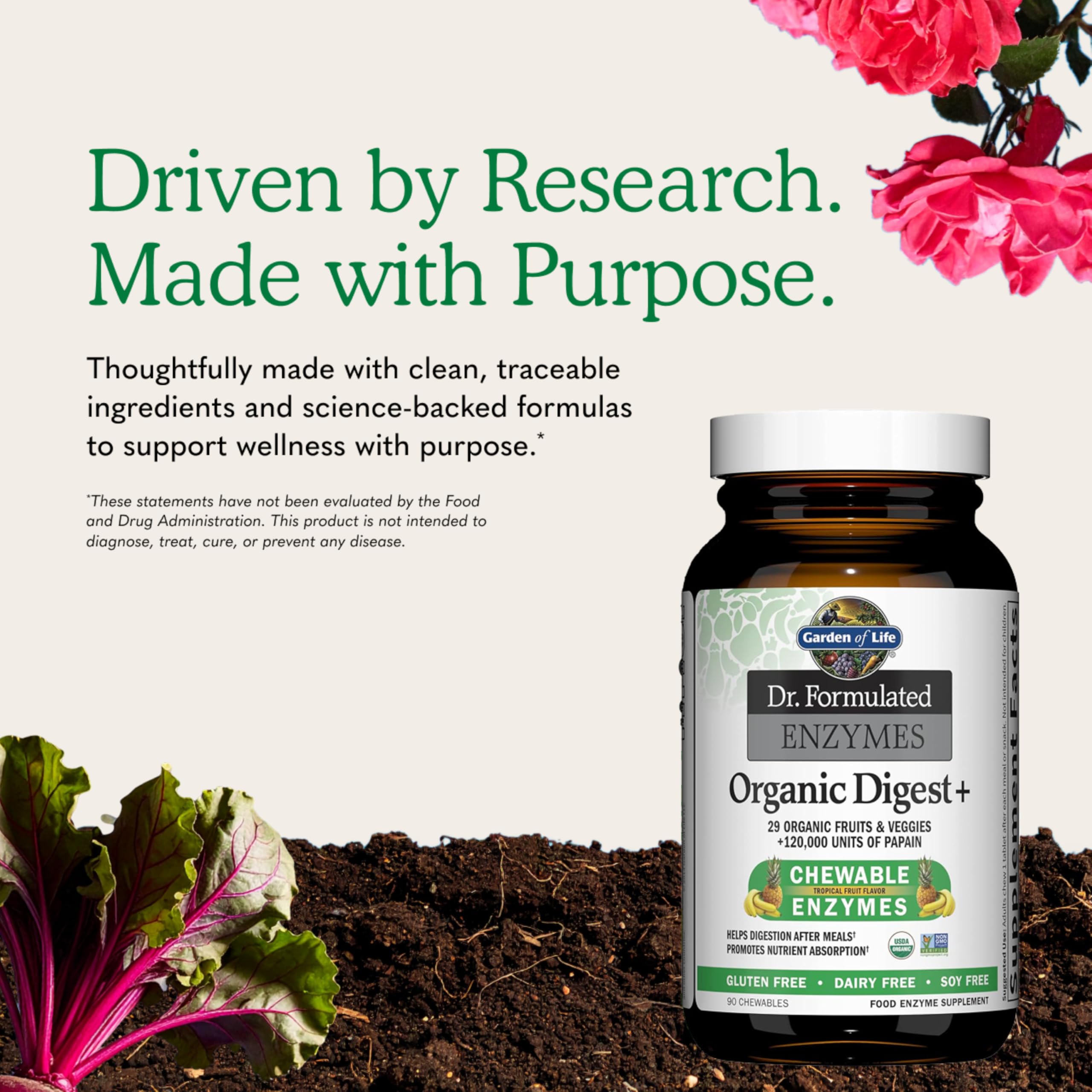 Garden of Life Digestive Enzymes with Papain and Lipase

