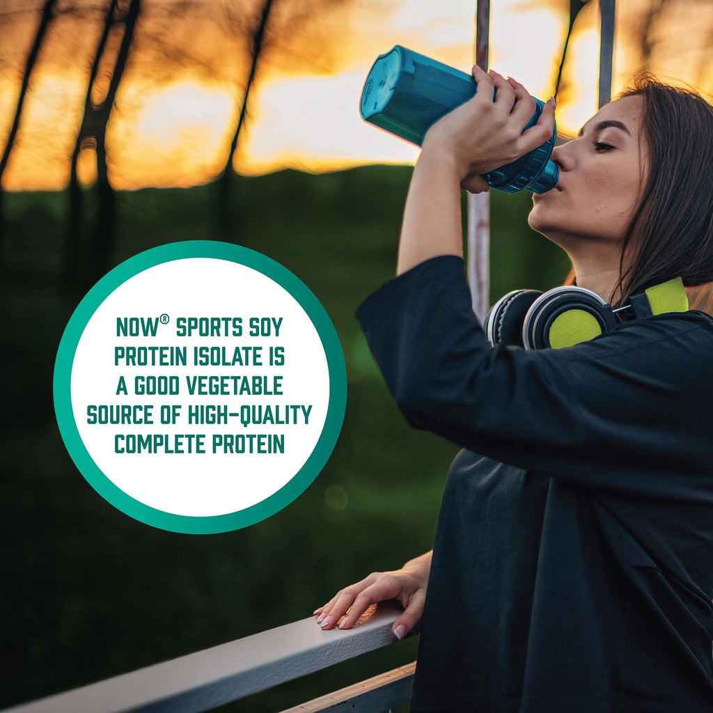 Soy Protein Isolate Powder by NOW Foods - 20 g Protein

