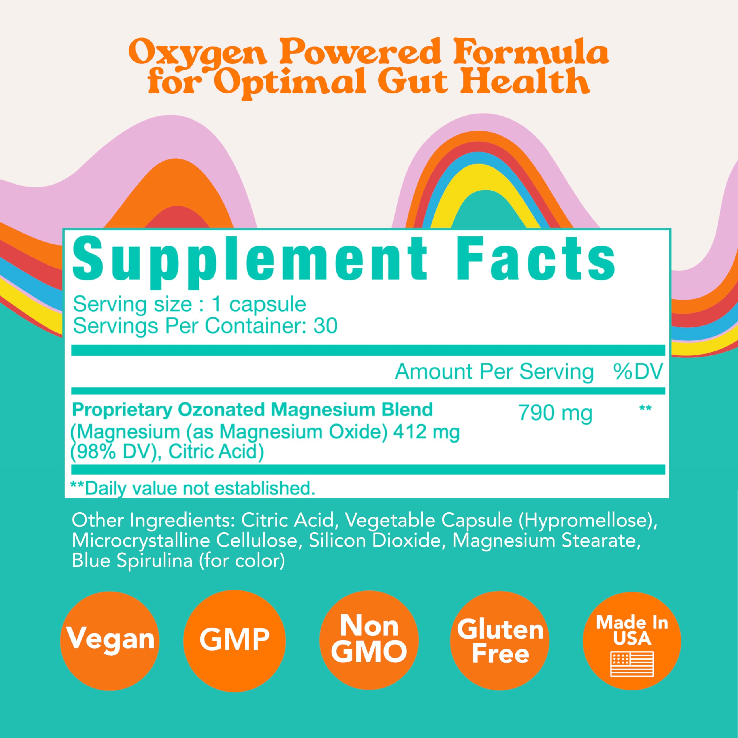 Gut Health Supplement by Let Loose Oxygen-Enhanced Blend

