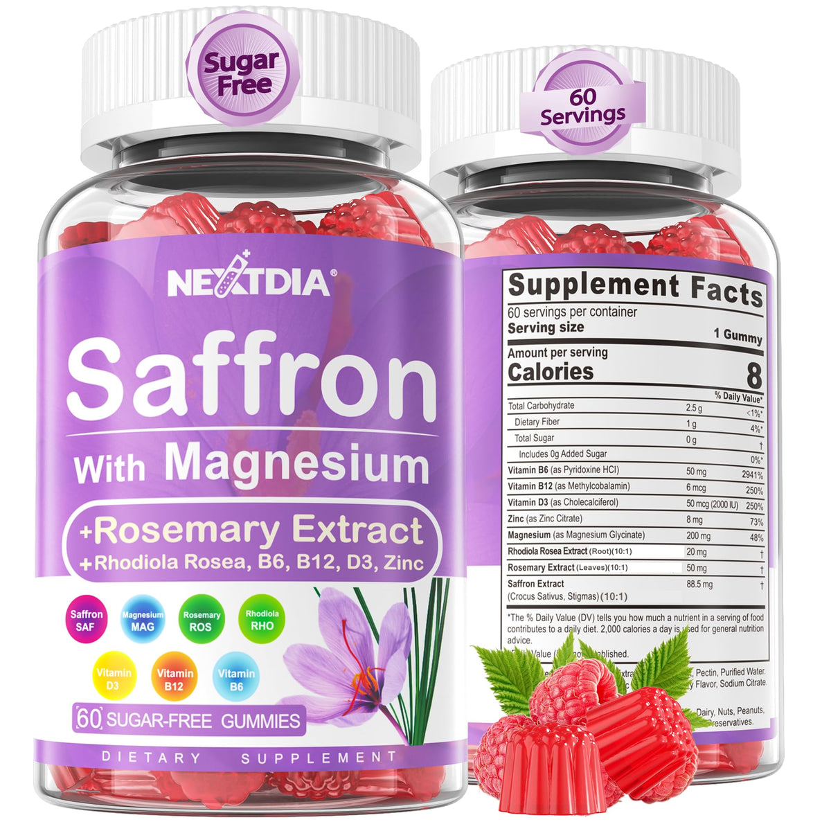 Happy Saffron Gummies Mood & Focus