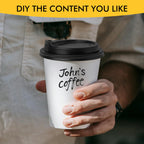 RACETOP Disposable Coffee Cups with Lids | Convenient

