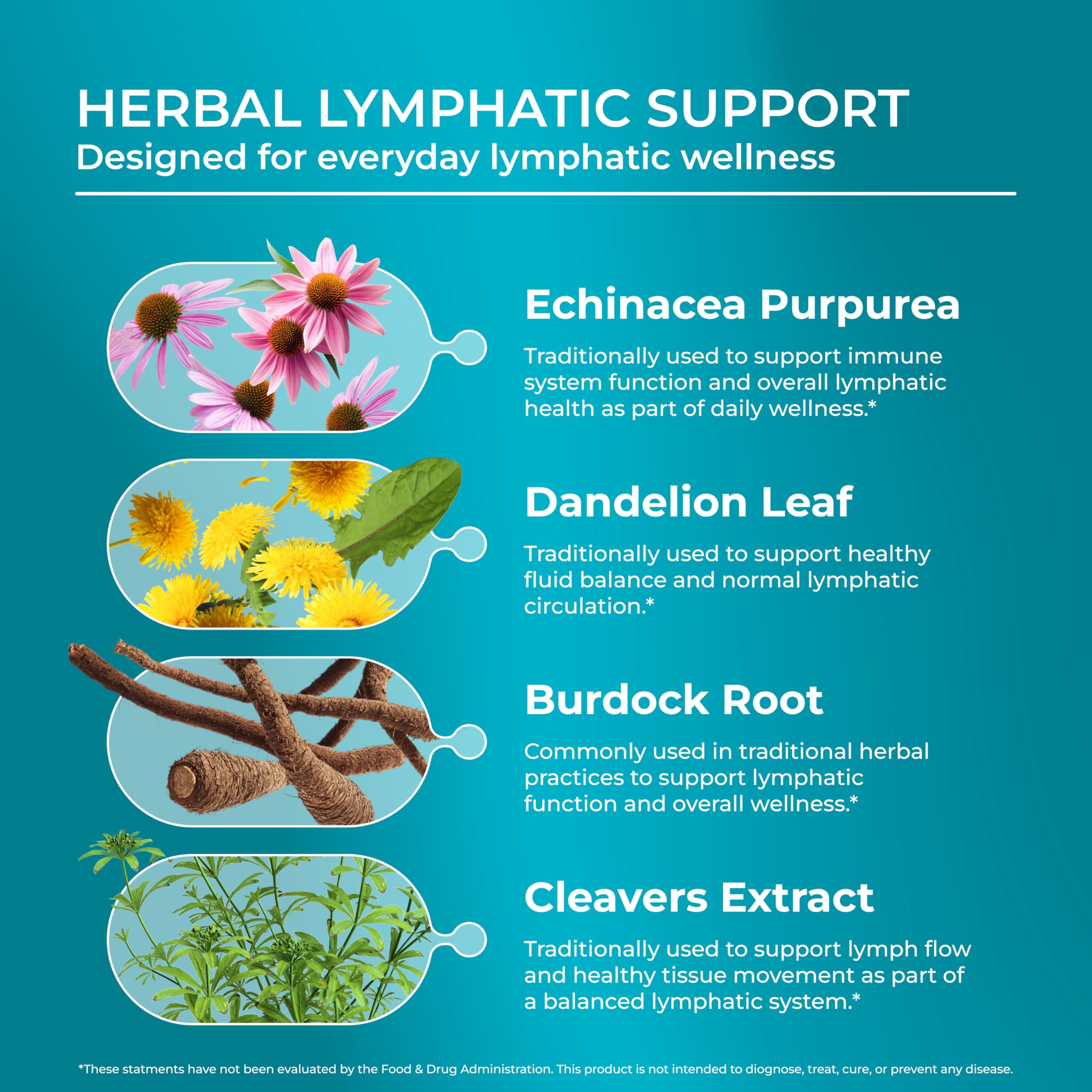PUREHEALTH RESEARCH Lymph System Support | Lymphatic Detox

