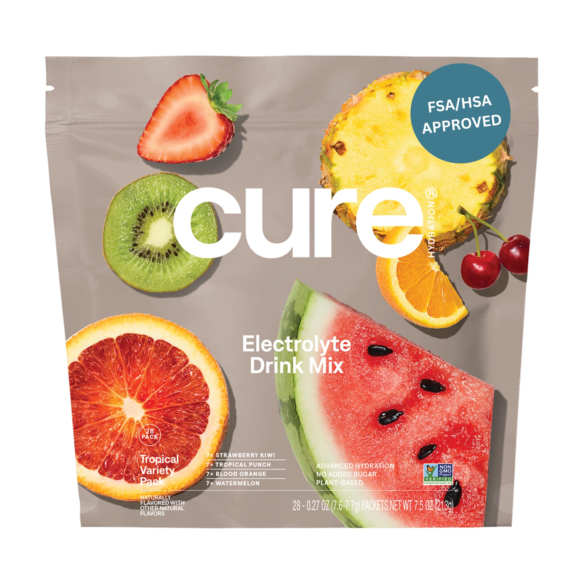Cure Hydration Electrolyte Drink Mix No Added Sugar

