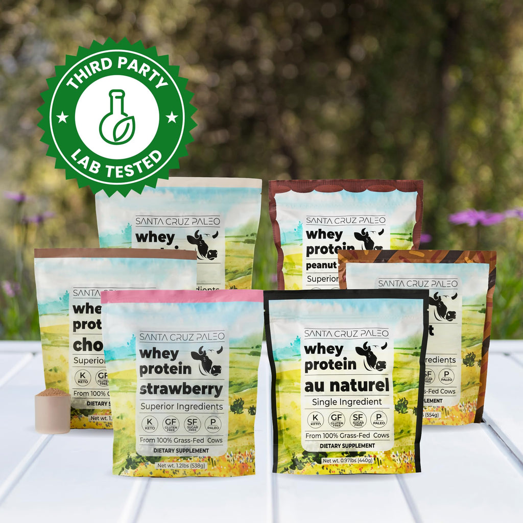 Santa Cruz Paleo Whey Protein Powder Grass-Fed Isolate

