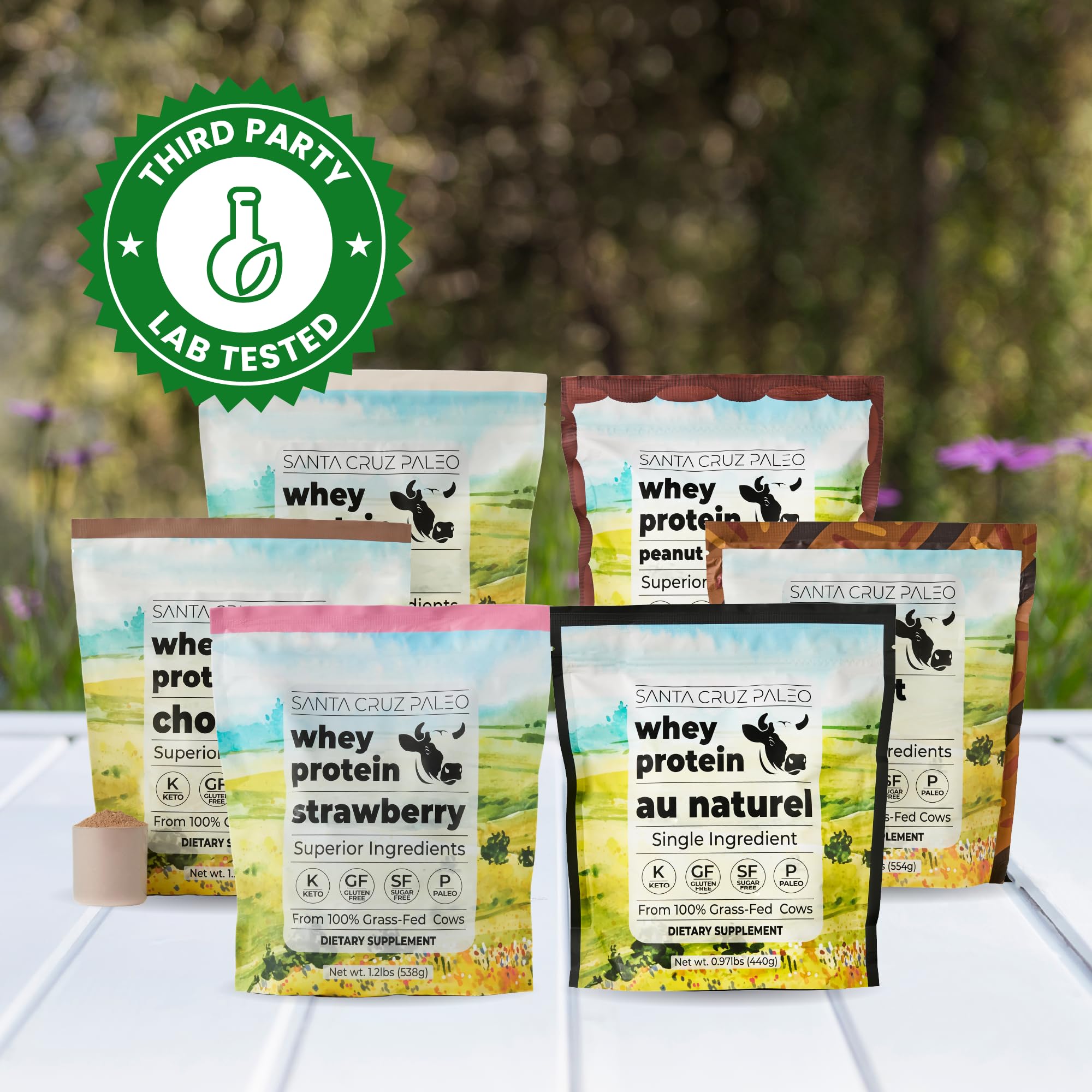 Santa Cruz Paleo Whey Protein Powder Grass-Fed Isolate

