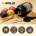 Maca Root & Panax Ginseng Capsule | X Gold Health

