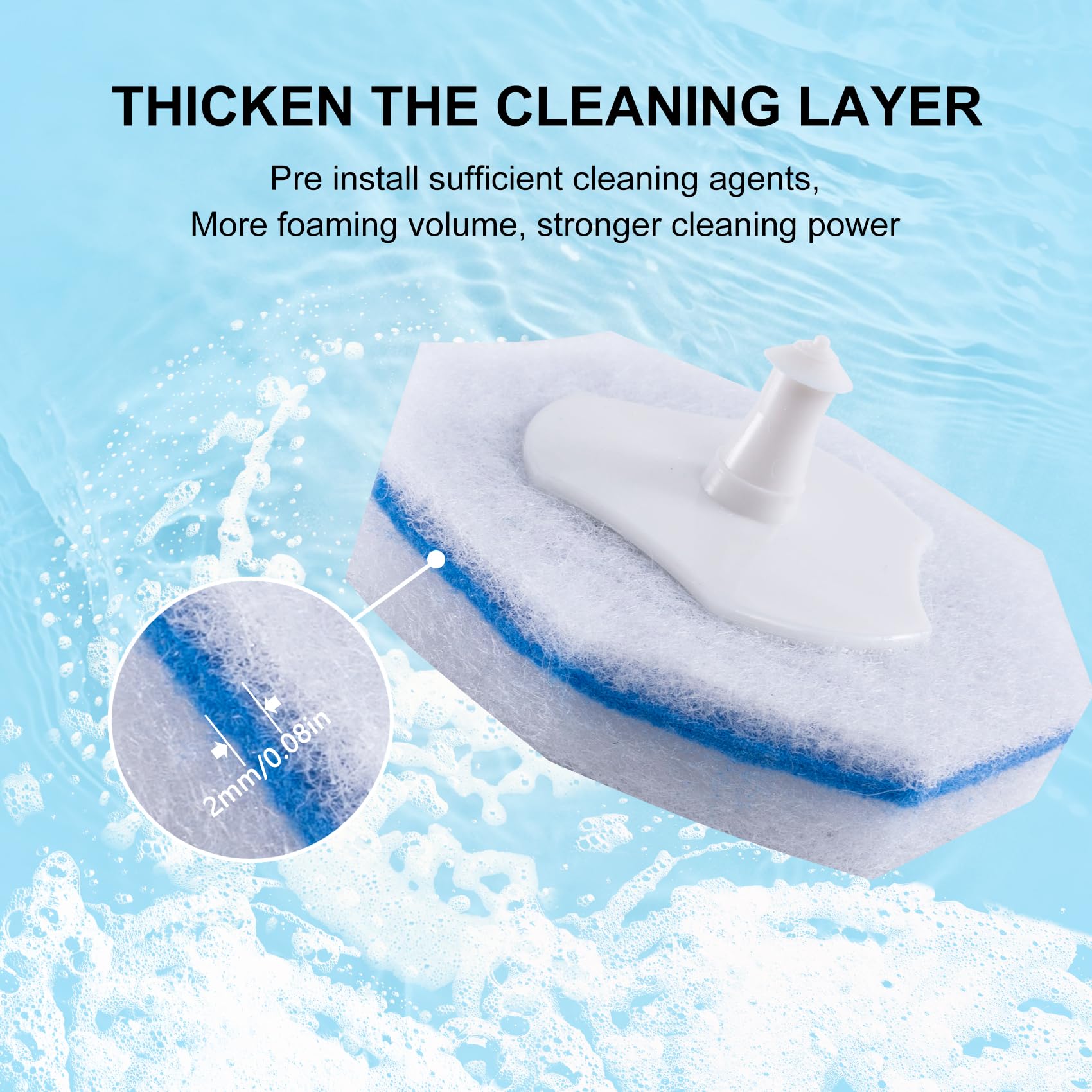 LufamlyGo Toilet Wand Refills | Disposable Cleaning Pads

