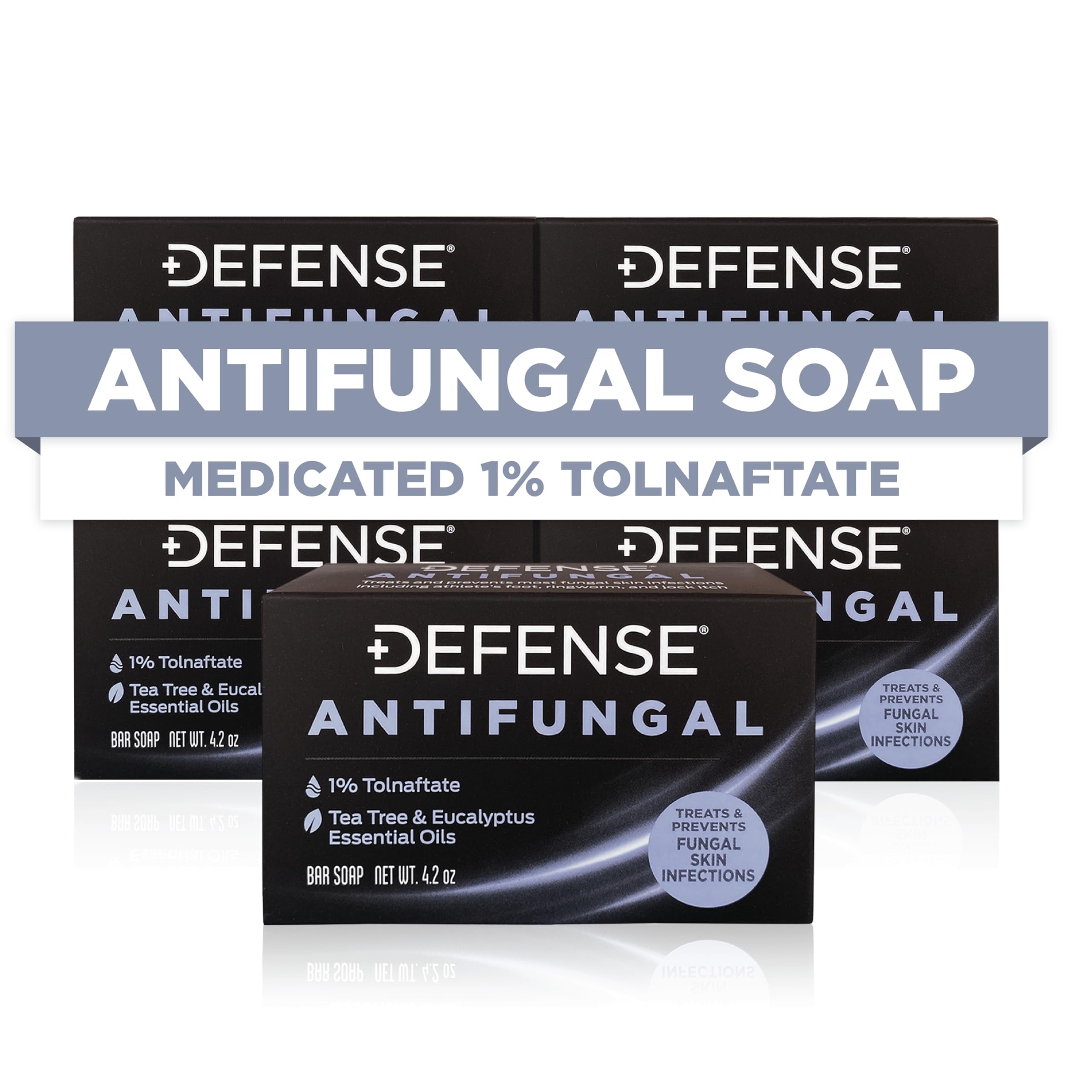 Defense Antifungal Bar Soap with Tolnaftate