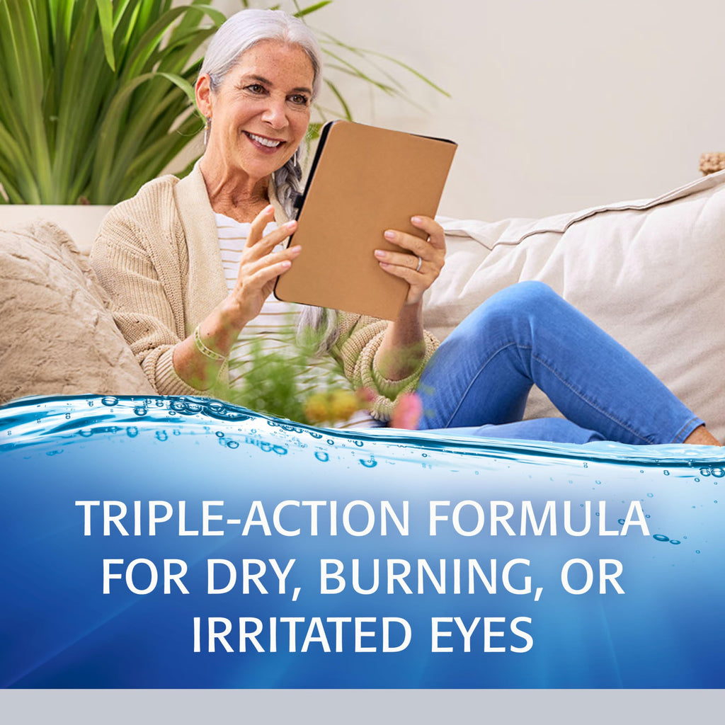 Refresh Optive Advanced Lubricant Eye Drops for Dry Eyes

