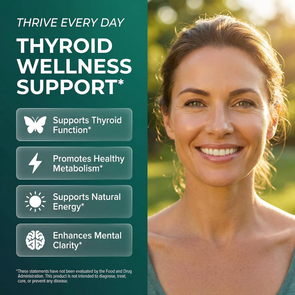 Clean Nutra ThyroBloom Thyroid Support for Women Liquid Drops

