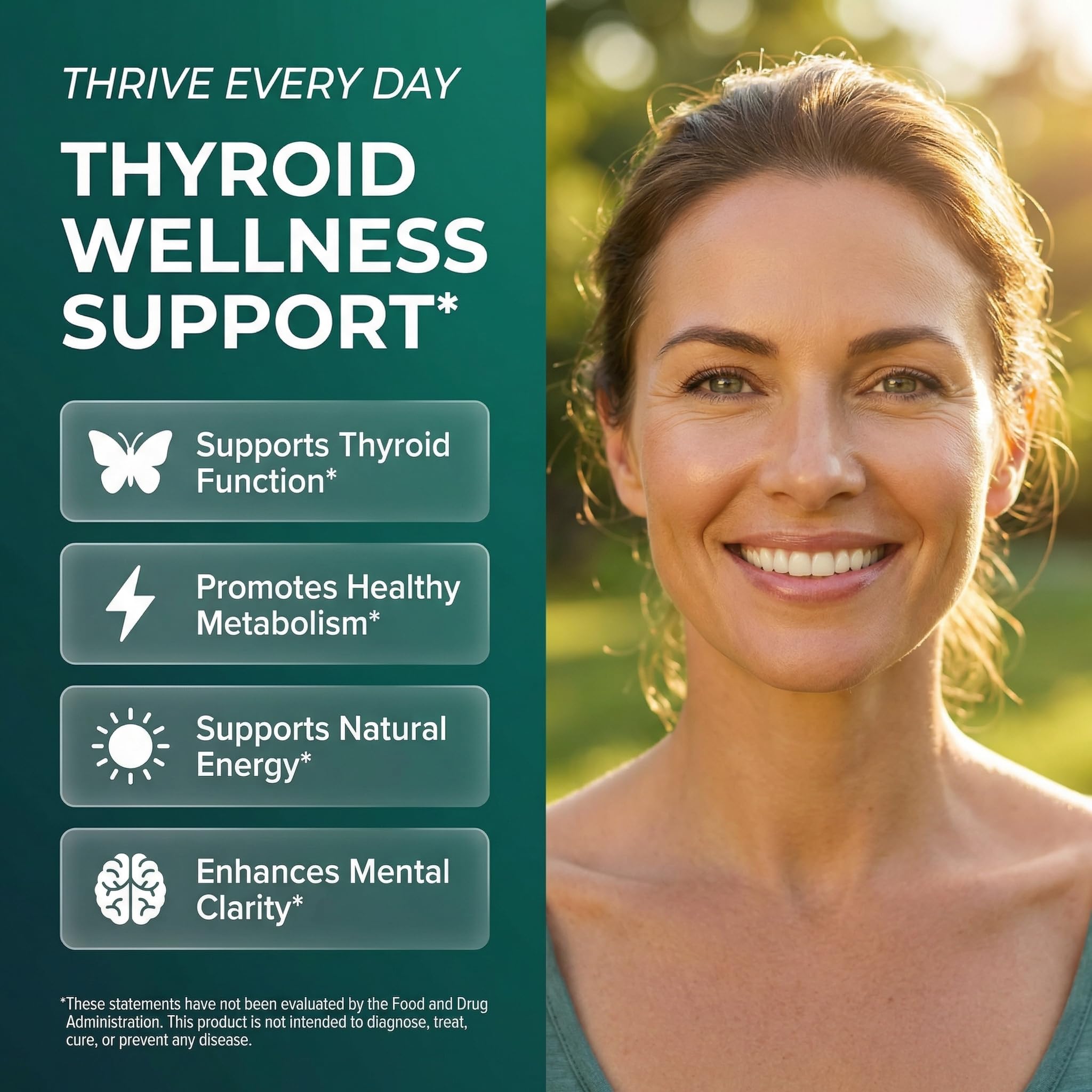 Clean Nutra ThyroBloom Thyroid Support for Women Liquid Drops

