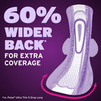 Poise Overnight Ultra Thin Pads with Wings for Bladder Leaks

