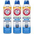Arm & Hammer Invisible Foot Powder Spray - Talc-Free Odor

