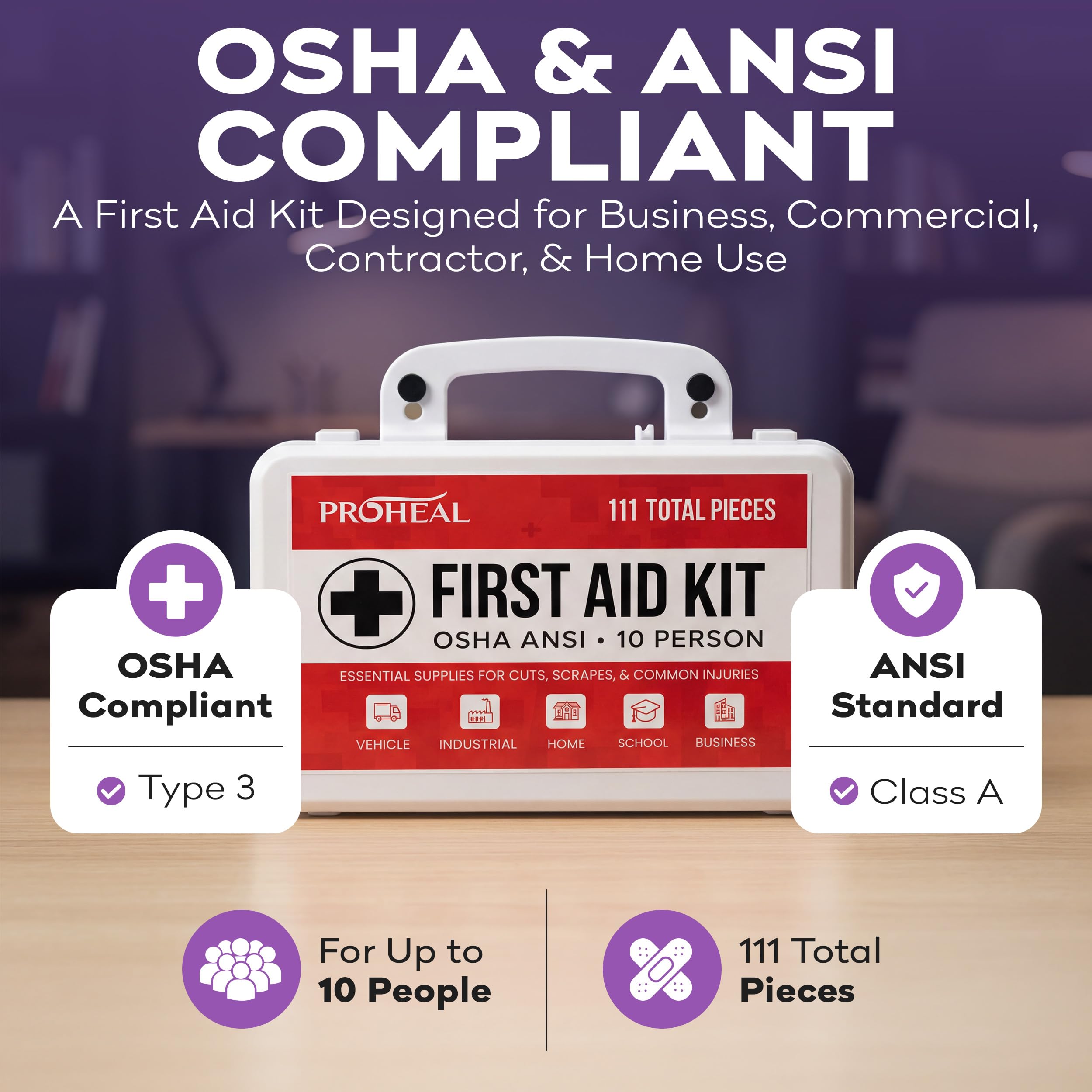 ProHeal First Aid Kit - OSHA Type III ANSI Class A

