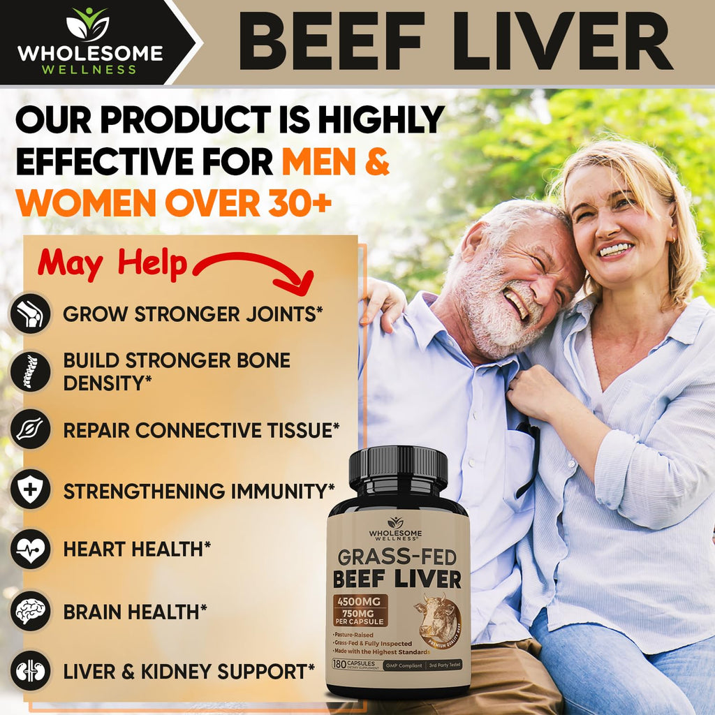 Beef Liver Capsules - Wholesome Wellness

