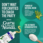 GuruNanda Hydroxyapatite Toothpaste Neem Xylitol Whitening

