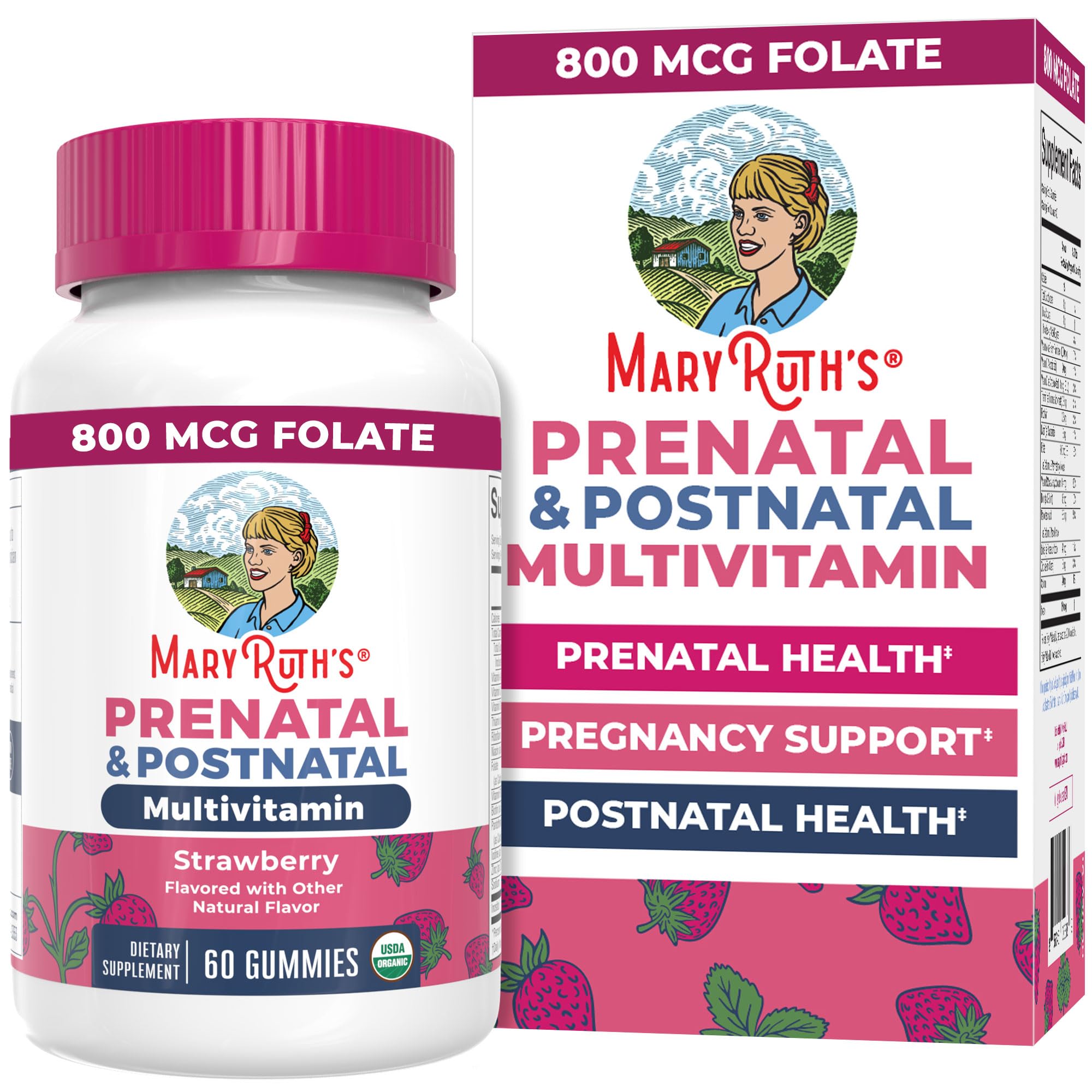 MaryRuth's Organics Prenatal & Postnatal Gummies

