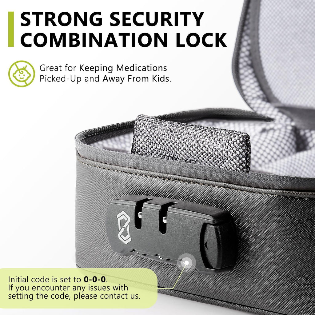 OZCHIN Smell Proof Bag with Lock - Odorless Organizer Case

