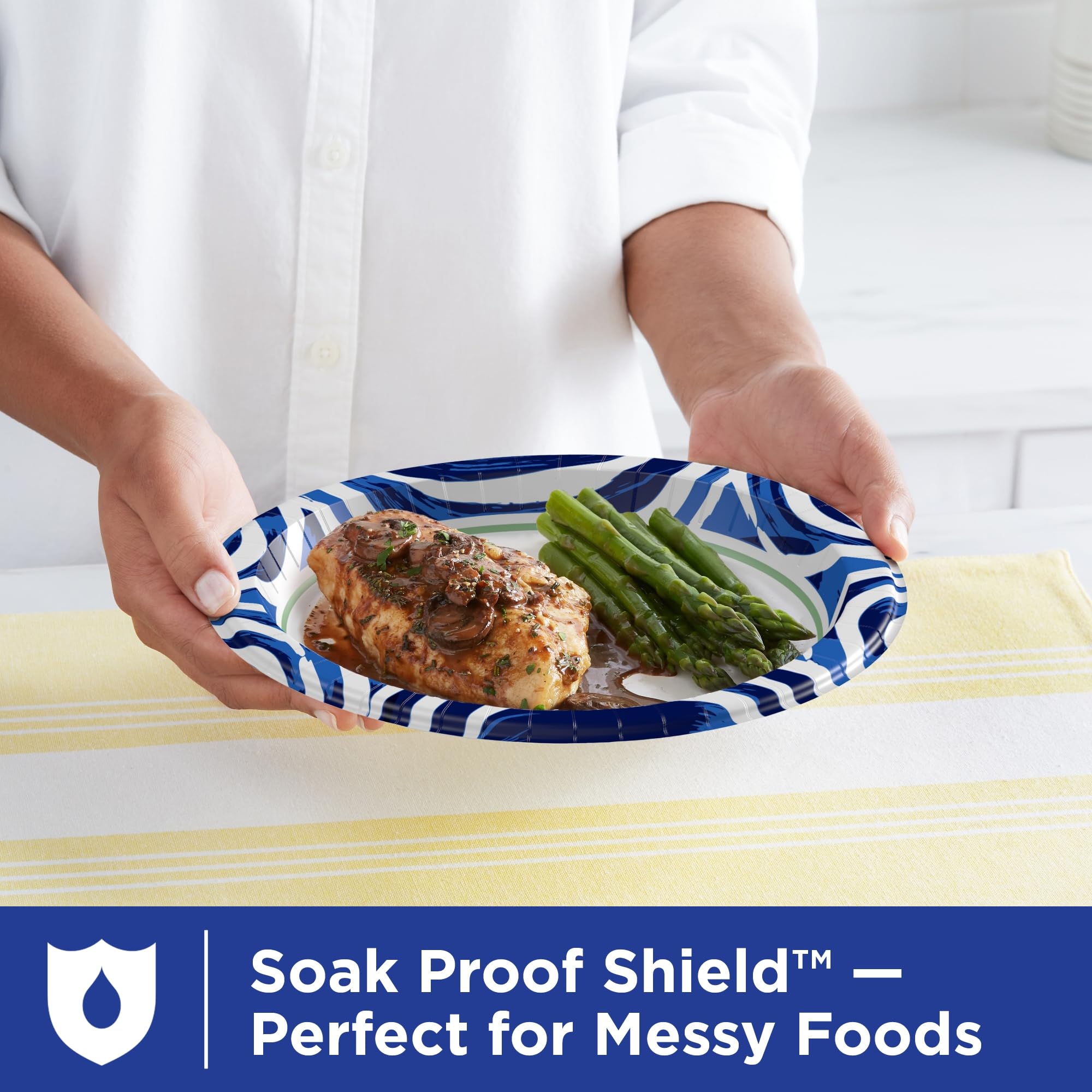 Dixie Ultra Paper Plates – Heavy-Duty, Soak-Proof

