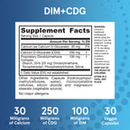 Jarrow Formulas DIM plus CDG Veggie Capsules Hormone Balance

