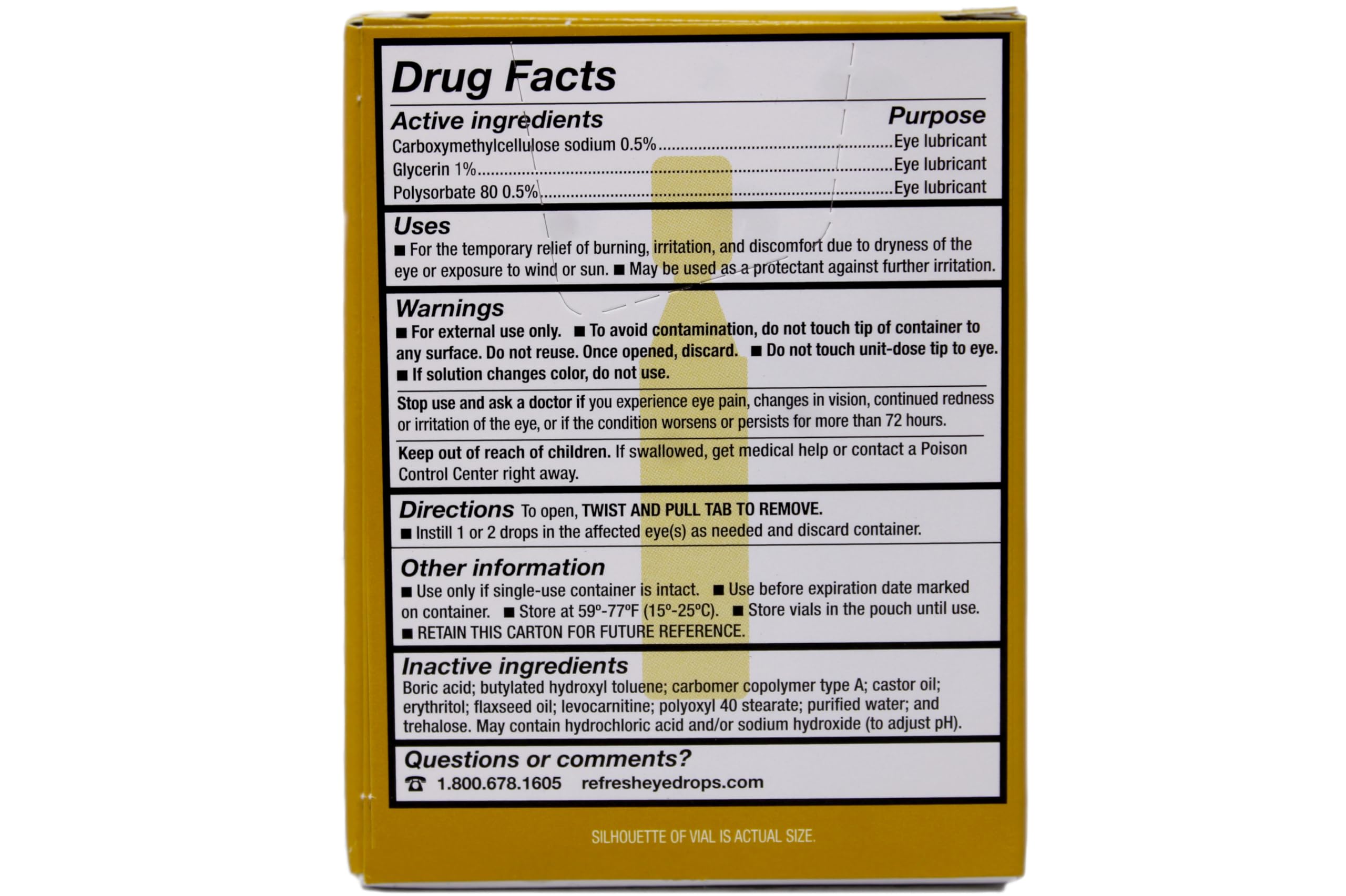 Refresh Optive Mega-3 Preservative-Free Eye Drops

