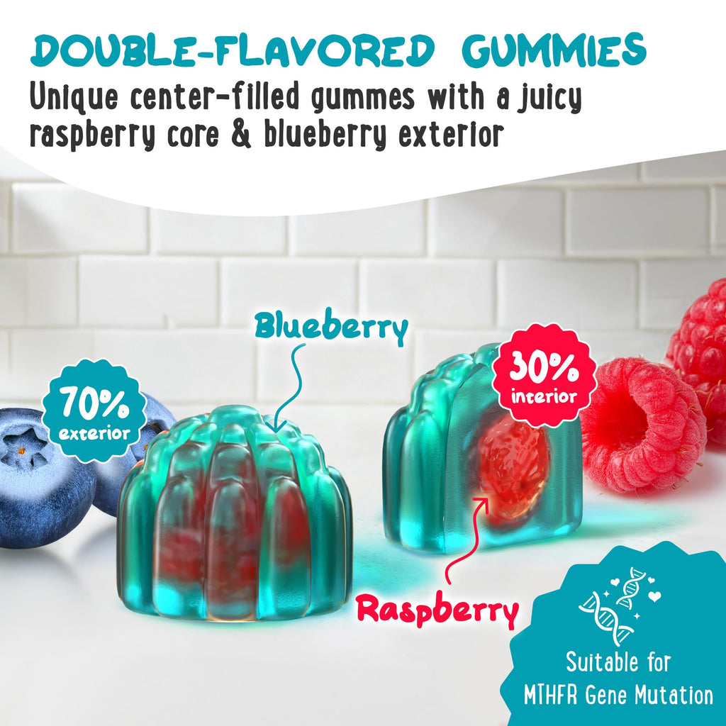 OH MY CHEWY 5-MTHF Folate Gummies – Sugar-Free B Complex

