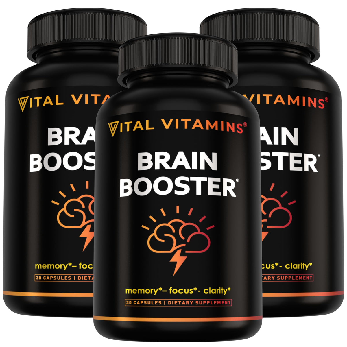 Vital Vitamins Brain Supplements Bacopa Monnieri for Memory and Focus