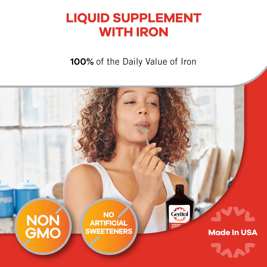 Geritol Liquid Vitamin and Iron for Energy

